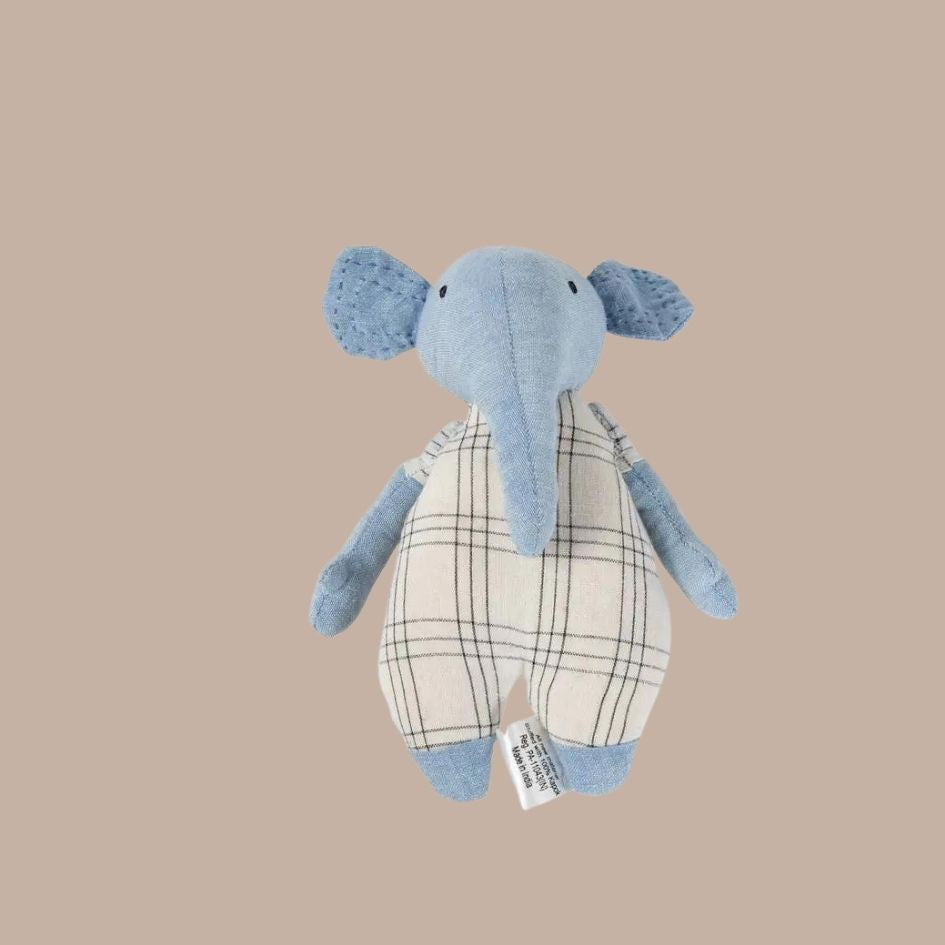 Fair Trade Handmade Stuffed Animal-Box Builder Item-10,000 Villages-Blue Elephant-Babies/Kids, charitable, fair trade, gives back, kids, LDT:GW:RESTRICT, Ten Thousand Villages-