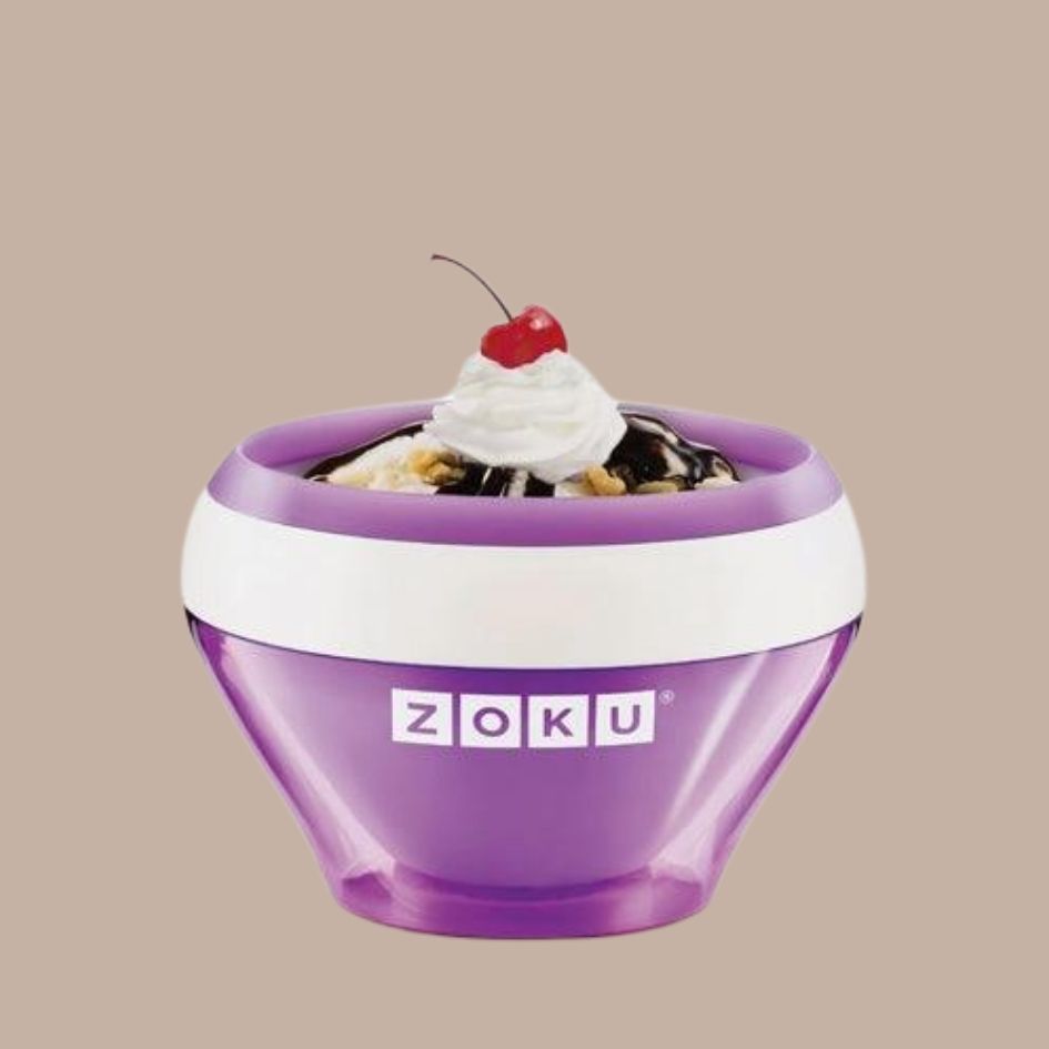 Freezer Ice Cream Making Bowl (Purple)-Box Builder Item-Zoku-birthday, LDT:GW:RESTRICT-