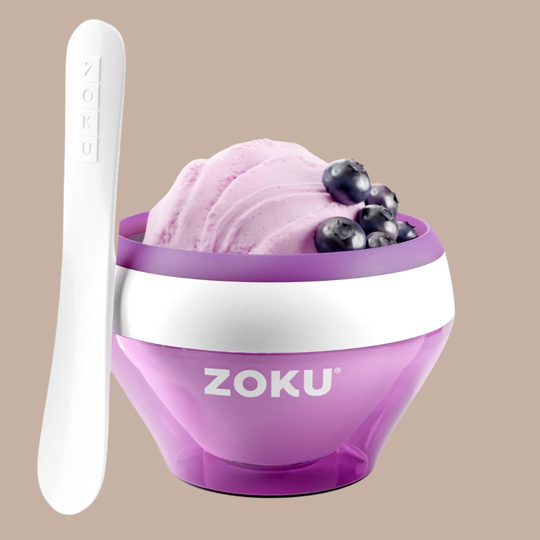 Freezer Ice Cream Making Bowl (Purple)-Box Builder Item-Zoku-birthday, LDT:GW:RESTRICT-