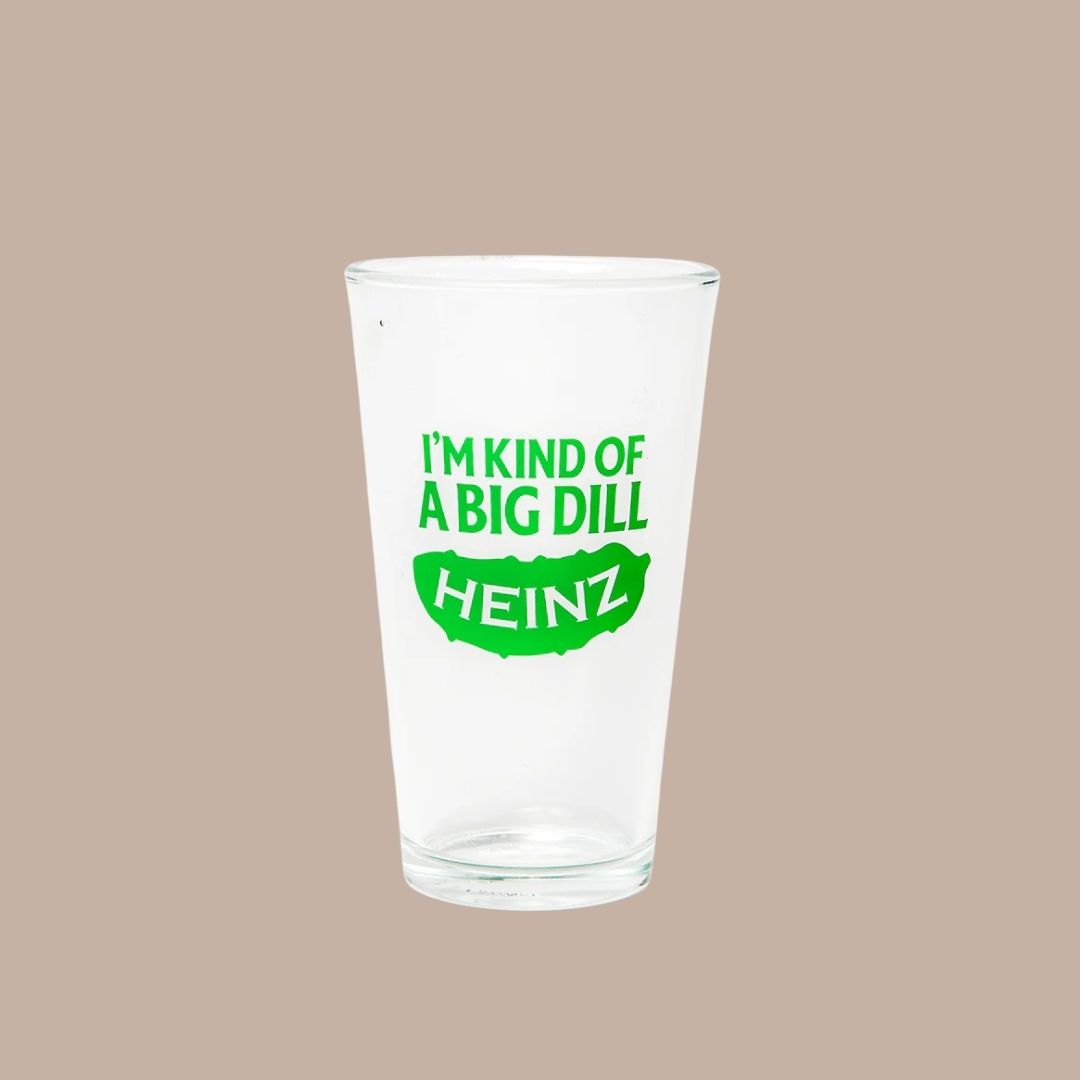 HEINZ Pickle Pint Glass-Box Builder Item-Heinz History Center-Desk Essentials, Heinz History Center, housewarming, LDT:GW:RESTRICT, Men, office, Pickle, pittsburgh food & drink-