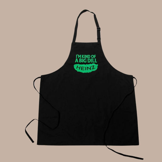 "I'm Kind of a Big Dill" Apron-Box Builder Item-Heinz History Center-black, father's day, Heinz History Center, housewarming, housewarming gift, LDT:GW:RESTRICT, Men, Pickle, pickles-