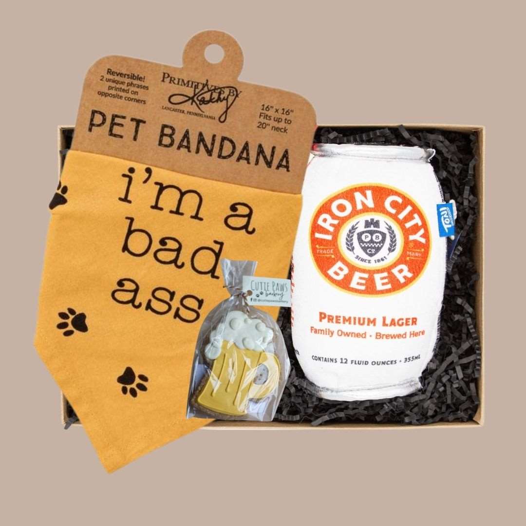 Iron City Dog Beer Gift Box-Pet Themed Gift-KINSHIP GIFT-Dogs, Pets-KINSHIP GIFT