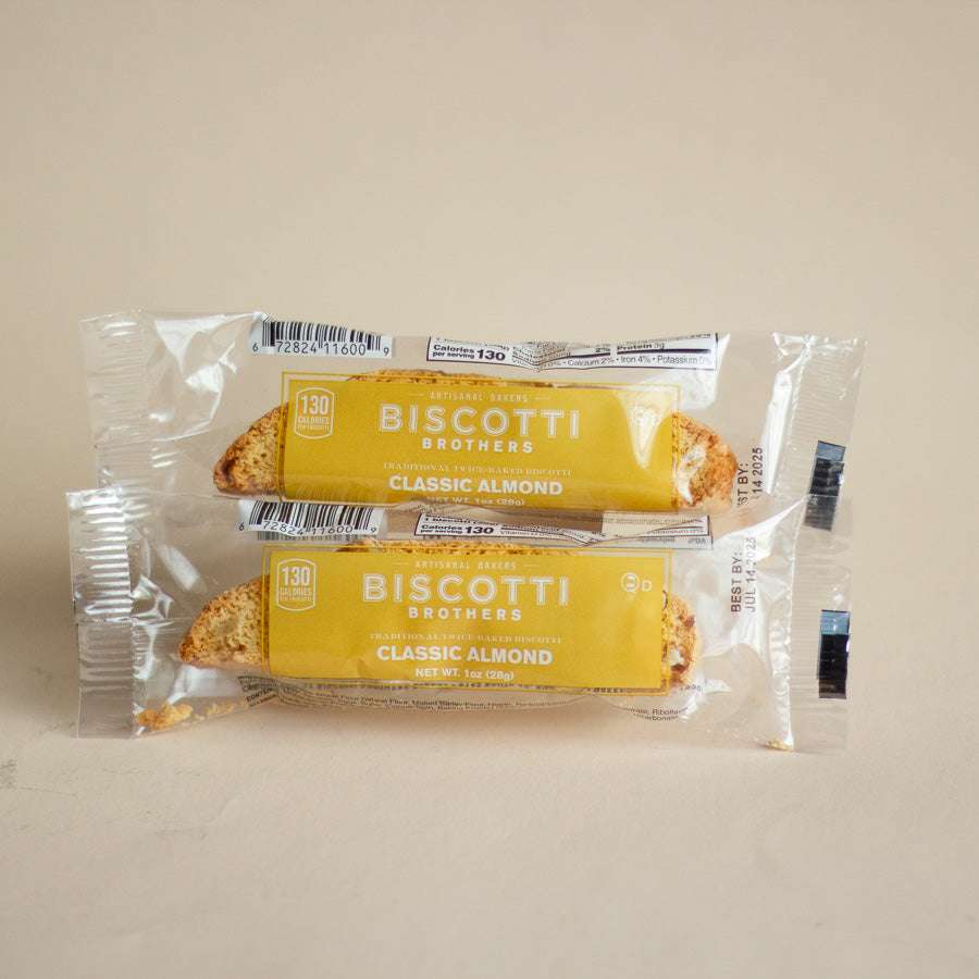 Almond Biscotti 1oz. Individually Wrapped (Set of 2)