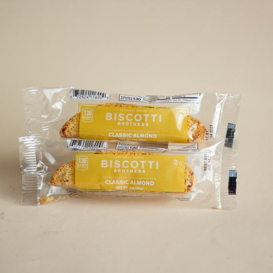 Almond Biscotti 1oz. Individually Wrapped (Set of 2)