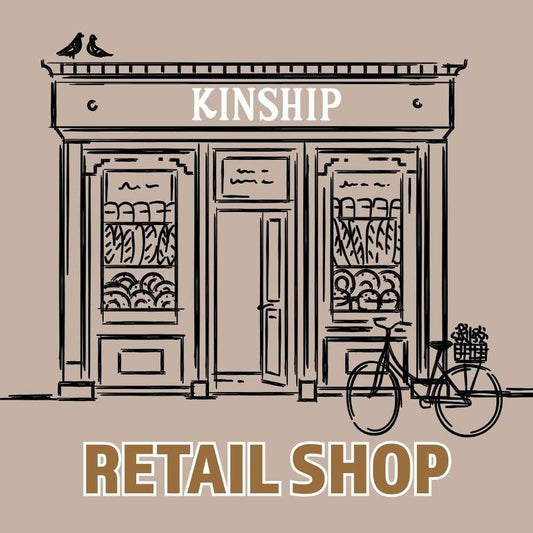 Striped Insulated Wine Glass - Kinship Logo