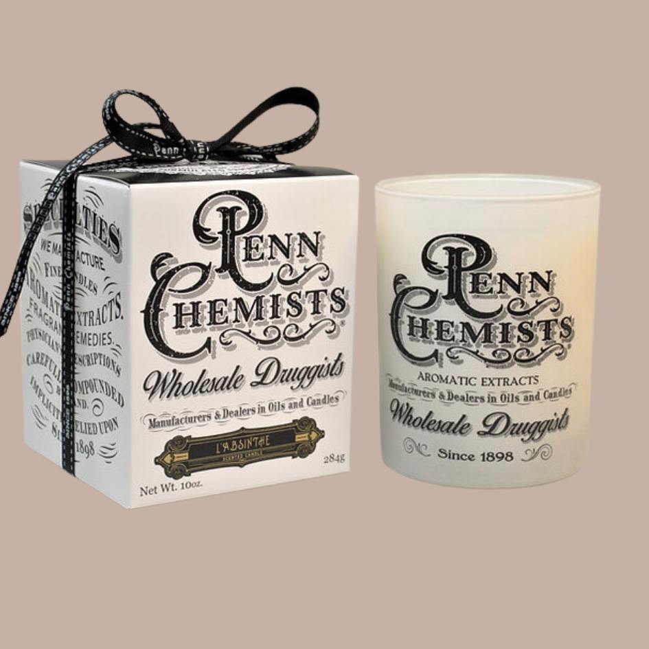 L'absinthe 10oz Luxury Candle-Box Builder Item-Penn Chemists-housewarming, LDT:GW:RESTRICT, Men, Penn Chemists, Warm & cozy-