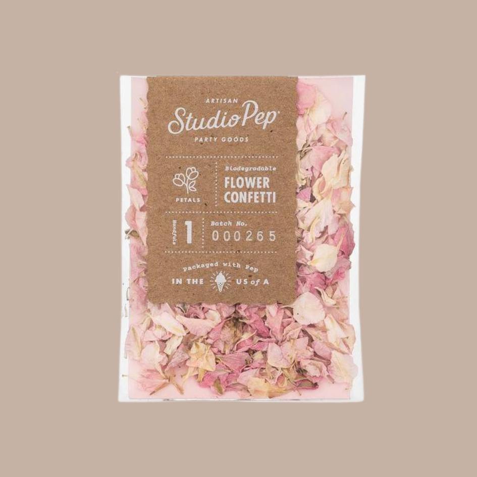 Light Pink Flower Petal Confetti-Box Builder Item-Studio Pep-birthday, birthday gift, Bride, bridesmaid, LDT:GW:RESTRICT, Studio Pep, wedding-