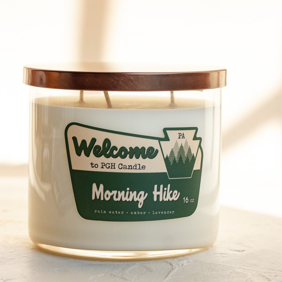 Morning Hike Candle (PA Camp Collection)-Box Builder Item-PGH Candle-Bride, housewarming, LDT:GW:RESTRICT, PGH Candle, wedding-