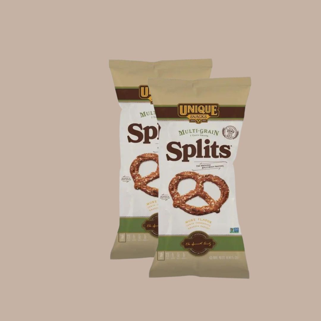 Multigrain Pretzel Splits (2.12 oz Bag) *SET OF 2-Box Builder Item-Unique Snacks-food, housewarming, housewarming gift, LDT:GW:RESTRICT, Men, pittsburgh food & drink, Unique Snacks-