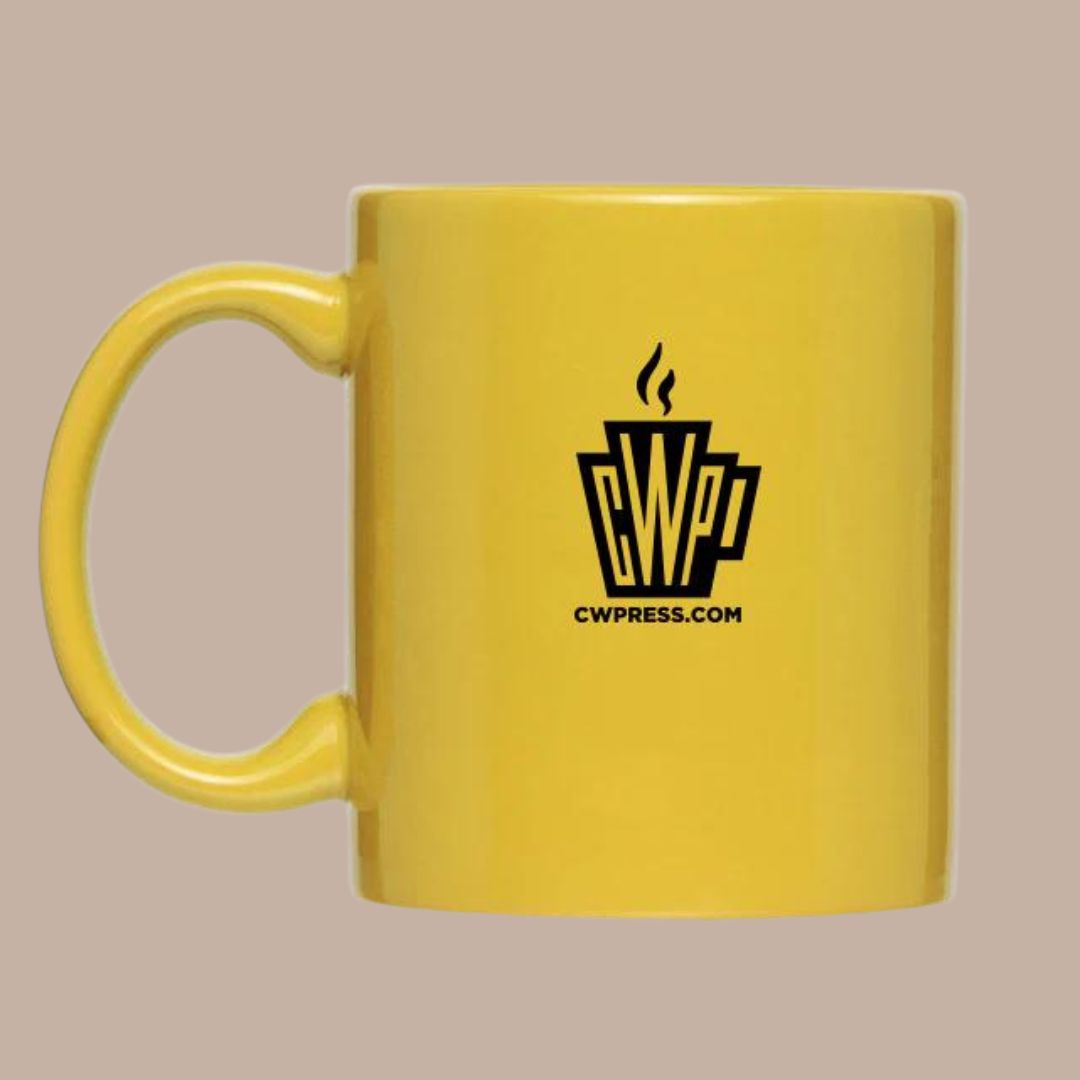 Nebby Yellow Coffee Mug-Box Builder Item-Commonwealth Press-Black & Gold, black & Yellow, Commonwealth Press, corporate gifts pittsburgh, housewarming, LDT:GW:RESTRICT, Men, new in tahn pittsburgh gift, new to pittsburgh gift, pittsburgh, pittsburgh brands, pittsburgh companies, pittsburgh food & drink, pittsburgh gift box, pittsburgh products, PITTSBURGH SPORTS, pittsburgh themed gift, welcome to pittsburgh, yellow, yinz, yinzer-