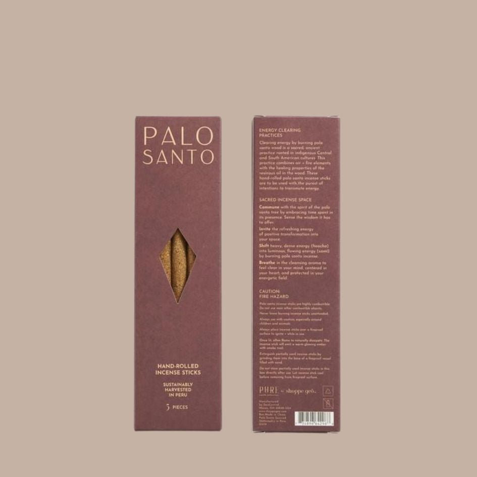 Palo Santo Incense Sticks-Box Builder Item-GeoCentral-GeoCentral, housewarming, LDT:GW:RESTRICT, Men, Sympathy, Wellness-