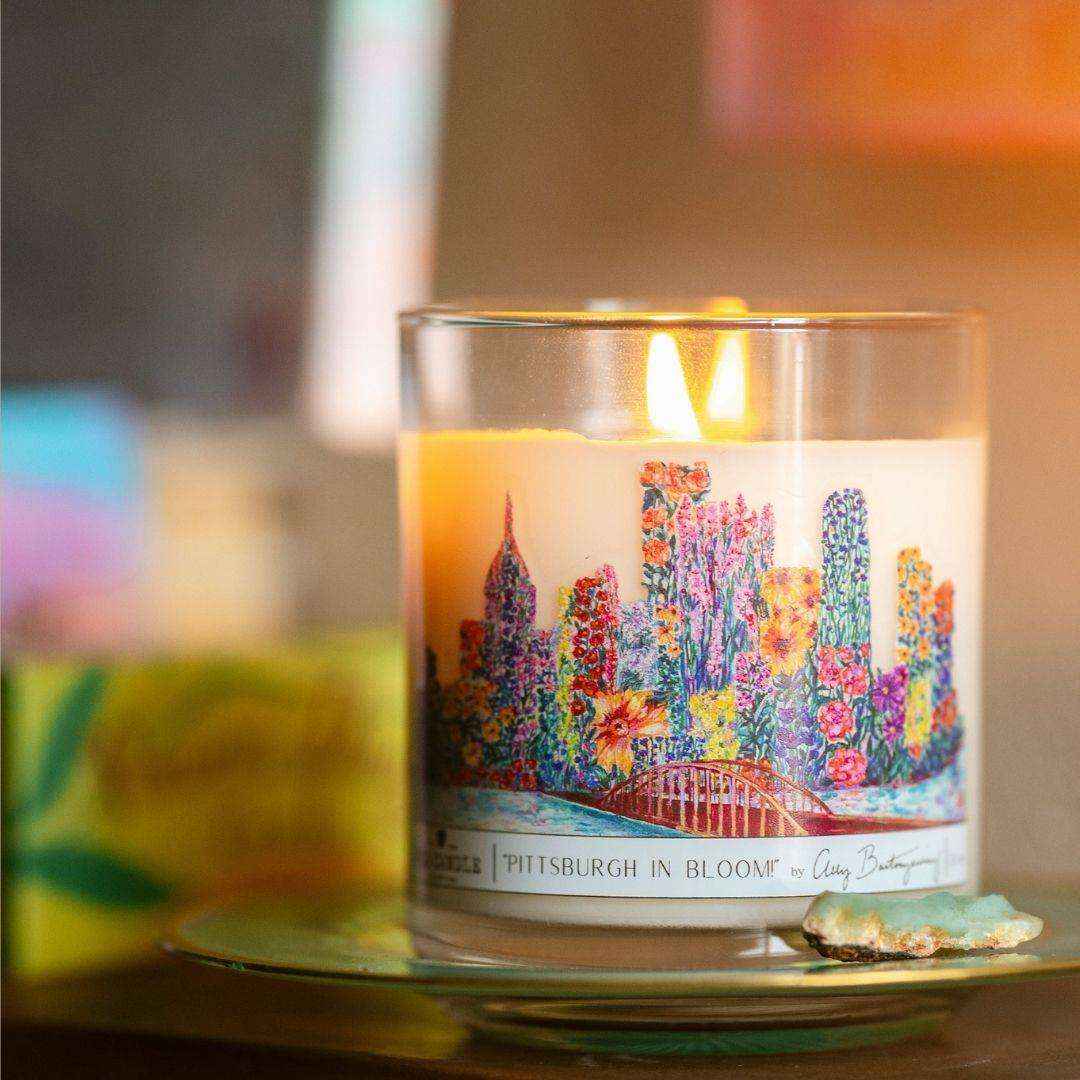 Pittsburgh in Bloom Candle