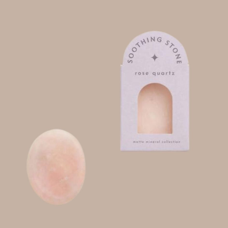 Rose Quartz Soothing Stone-Box Builder Item-GeoCentral-Desk Essentials, GeoCentral, housewarming, LDT:GW:RESTRICT, office, Sympathy, Wellness-