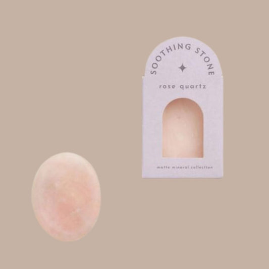 Rose Quartz Soothing Stone-Box Builder Item-GeoCentral-Desk Essentials, GeoCentral, housewarming, LDT:GW:RESTRICT, office, Sympathy, Wellness-