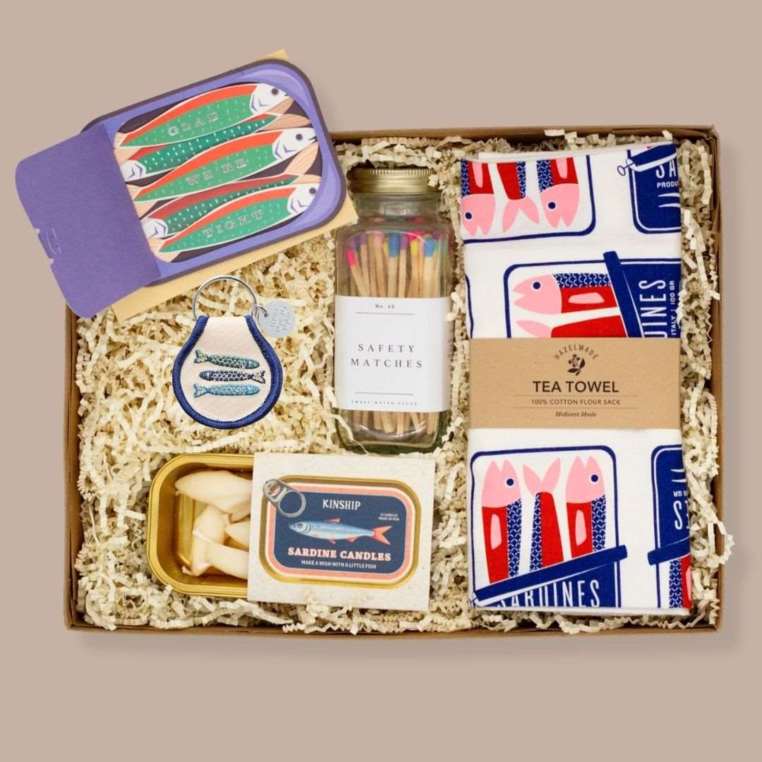 Tinned Fish Celebration Gift Box-Celebration Gift-KINSHIP GIFT-KINSHIP GIFT