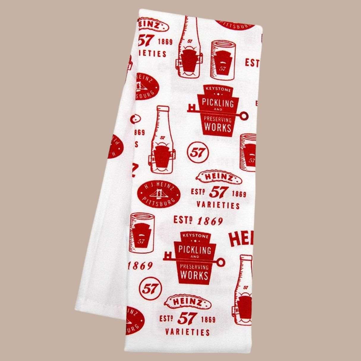 Vintage Heinz Tea Towel-Box Builder Item-Heinz History Center-Heinz History Center, housewarming, housewarming gift, LDT:GW:RESTRICT-