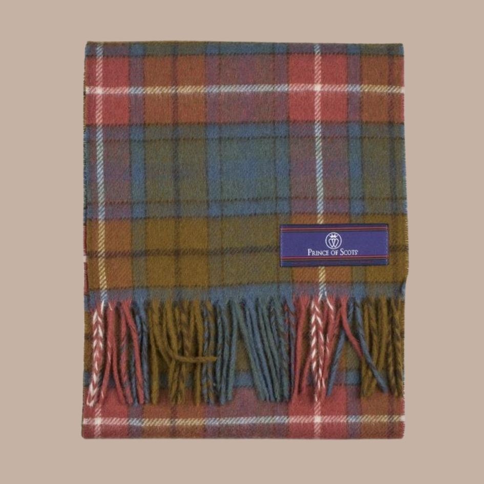 Wool Winter Scarf (Antique Buchanan)-Box Builder Item-Prince of Scots-housewarming, LDT:GW:RESTRICT, Men, Prince of Scots, scarf, Warm & cozy, winter, wool scarf-