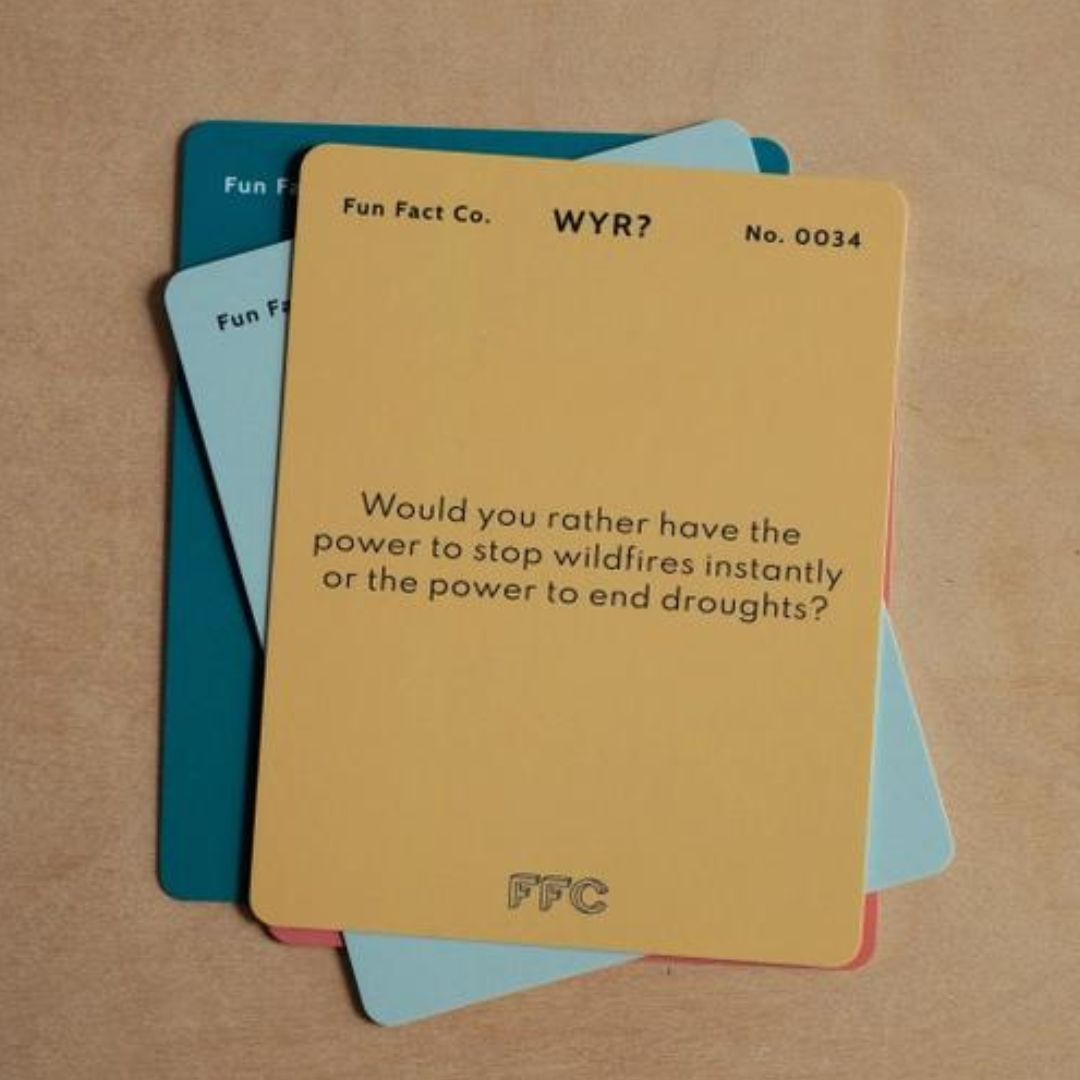 Would You Rather (from History) Card Game-Box Builder Item-Fun Fact Co.-card game, family game night, fun fact co, housewarming, housewarming gift, LDT:GW:RESTRICT, Men, realtor gift, realtors, trivia-